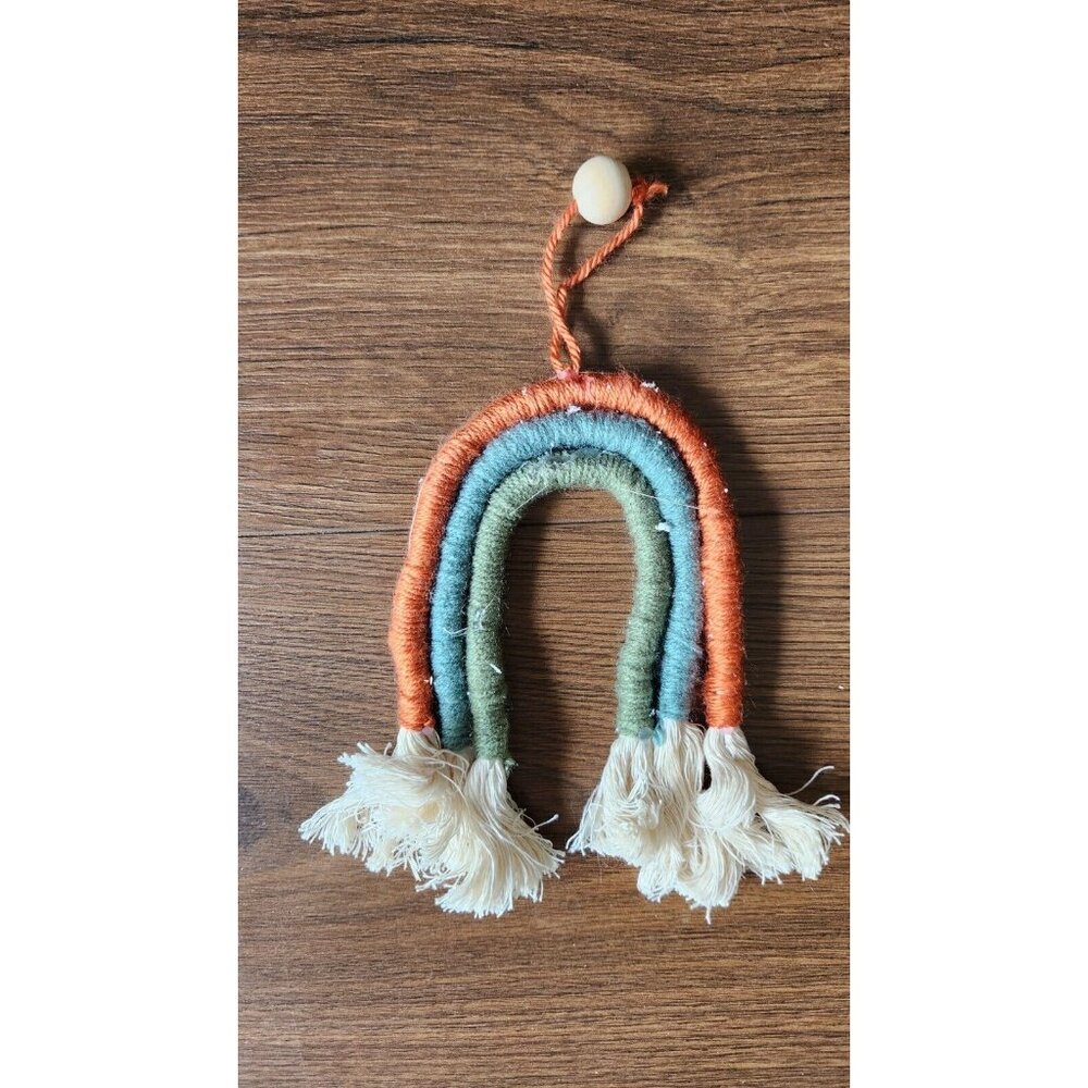 Boho String Rainbow Christmas Ornament Holiday Decor